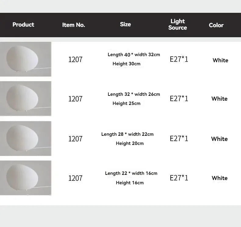 Cobblestone Night Light Modern Minimalist Atmosphere Table Top Decorative Lamp Romantic Desk Bedside Table Lamp