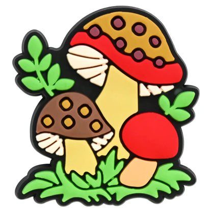 Cute Mushroom Shoe Charms Decoration for Crocs Pin Accessories Bracelet Wristband Party Party Gifts