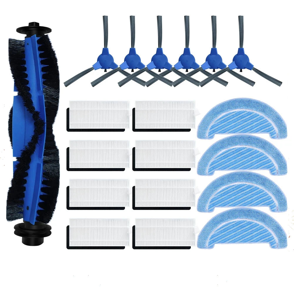 Fit For Conga 1090 / 1790 Ultra / 1790 Titanium Roller Side Brush Hepa Filter Mop Rag Robot Vacuums Spare Part Accessories