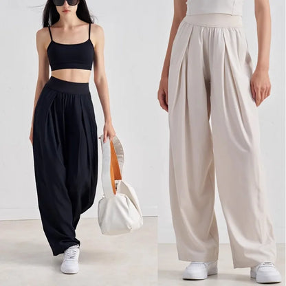 Yoga Pants Women Summer Casual Pants Loose Breathable Sports Running Fitness Pants