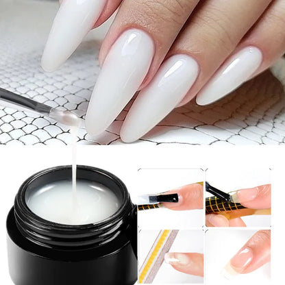 Baby Boomer Extension Nail Gel Set UV Builder Ombre Nails Camouflage Quick Extension Gel Extended Nails Art Gel Kits Manicure