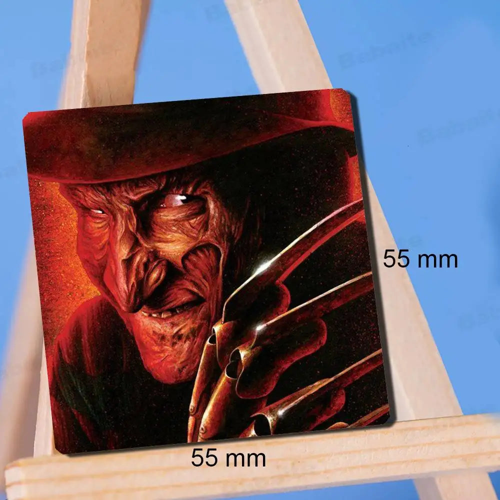 Horror Freddy Krueger Fridge Magnet Photo Personalized For Office Family Kitchen Refrigerator Friends Gift Holiday Decor