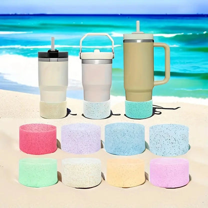 1pc 7.5cm Non-slip Water Cup Bottom Sleeve Boot, Cup Base Protective Cover, For Stanley 30oz 40oz  & Hydro Flask 12-24oz