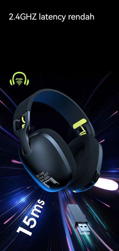 ONIKUMA 2024 New Three-mode Headset Gaming Headset Wireless Gaming Headset Player Headset Stereo Headset Ultra-long Battery Life