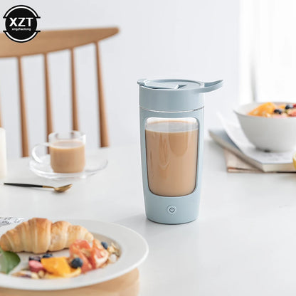 650ml USB Electric Protein Shaker Bottle Portable Rechargeable Blender Cup Multipurpose 650ml Mixing Cups for Fitness Workout