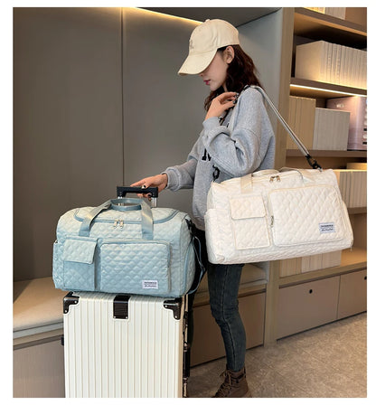 Fashion Travel Bag Handbags Large Capacity Carry On Luggage Bags Men Women Shoulder Outdoor Tote Waterproof Sport Gym Bag