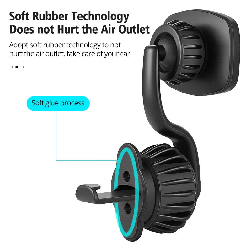 Strong Magnetic Car Phone Holder Mount Car Vent Phone Mount 360 Rotate Arm Auto Cell Phone Holder for Car Phone Bracket Stand