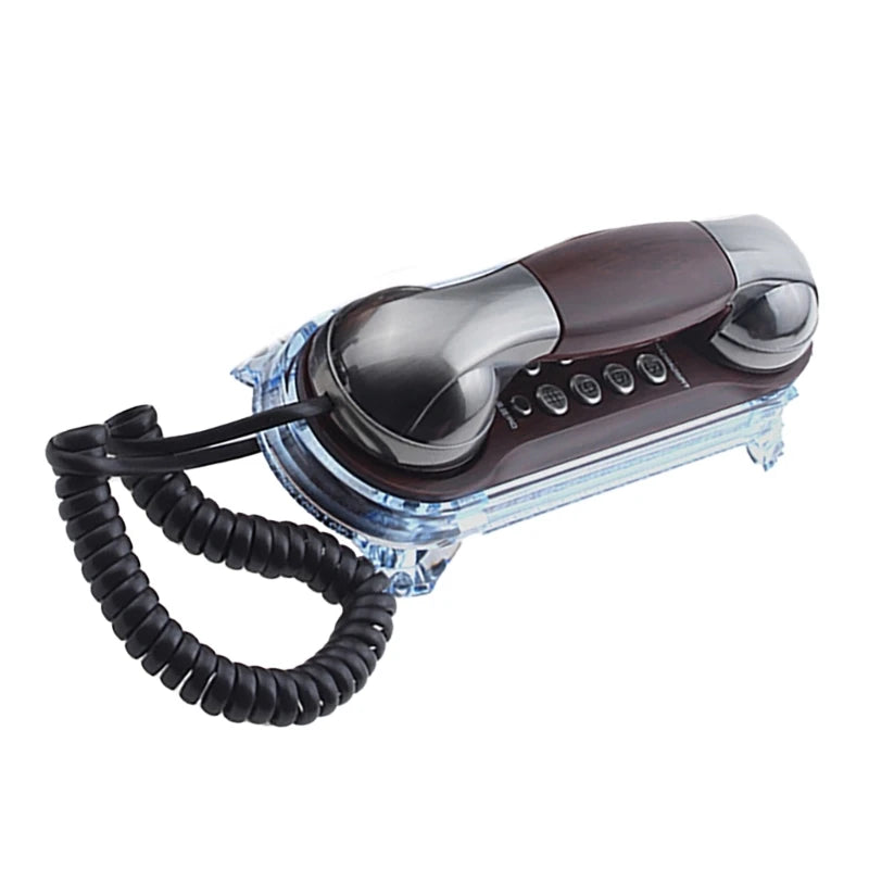 1PC Old Fashion Corded Telephone Incoming Illuminated Clear Sound Landline Phone Incoming Call Illuminated for Home Office