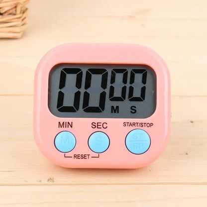 Kitchen Magnetic Digital Timer Egg  Clock Stopwatch Large LCD Digital Loud Alarm Count-Down Up Clock Practical Cooking Gadget