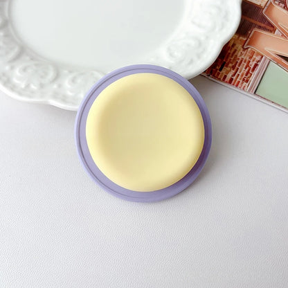 Magnetic Phone Grip Tok Folding Phone Stand Desktop Magsafe Phone Socket Solid Color Bracket INS Phone Holder