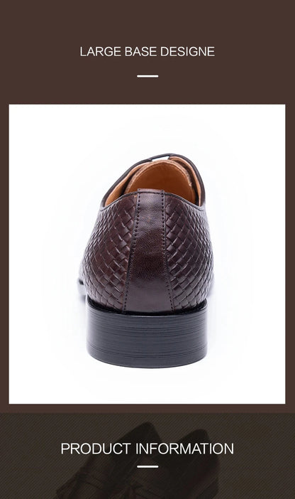 Men Dress Shoes  Formal Office Oxford Wedding Party Matches Suit Zapatos De Hombre High Grade Genuine Leather handmade Man shoes