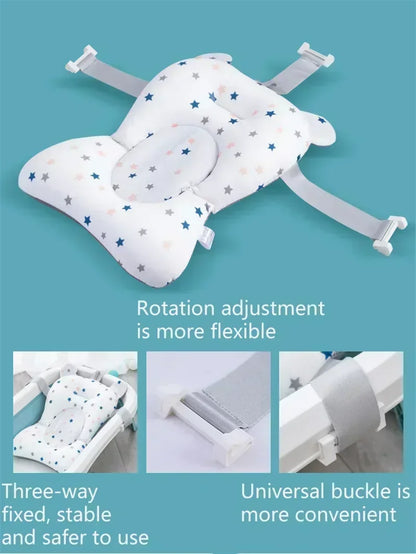 Portable Baby Bath Foldable Real-time Temperature Bathtub Suitable for Newborns 0-36 Months Baby Non-slip Bathtub
