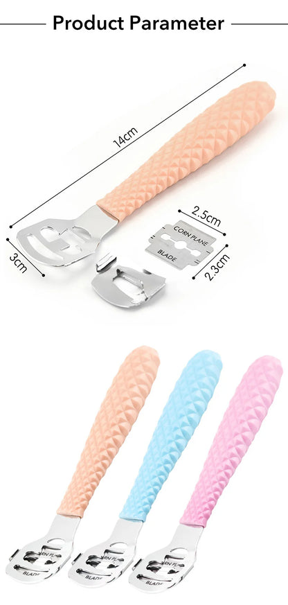Professional Feet Care Tools Beauty Heel Cuticle Scraper Cutter Foot Care File Tool Pedicure Razor Blades for Pedicures Product