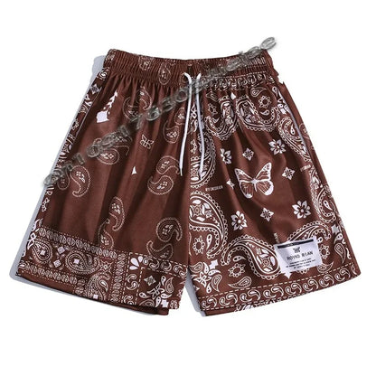 Summer New Men's and Women's Fashionable Beach Sports Shorts Mesh Sports Quick Drying Sweat Absorbing Sports Shorts