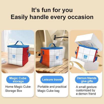 MoYu Multi functional Magic Cube Pack Customized by Magic Friends Walking Magic Cube Bag Durable And Wear-Resistant
