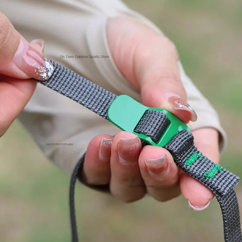 200cm Camping Outdoor Travel Equipment Durable Quick Release Luggage Strap with Stainless Steel Buckle Hook Release Type Gear
