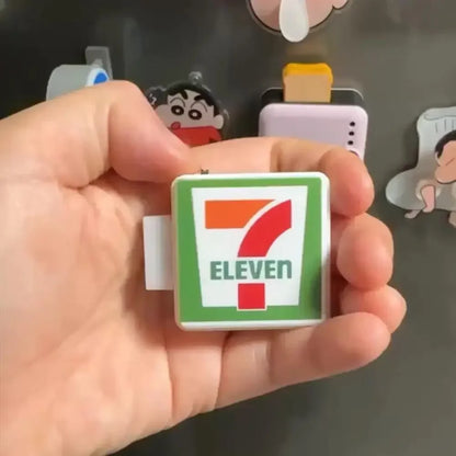 Coffee Shop Fridge Stickers Magnetic Creative Convenience Store Light Signs Home Decorative Ornaments  Luminous Light Boxes