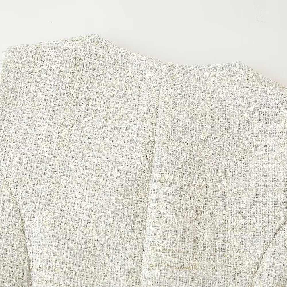 2025 New Women's Clothing European and American Style Fashion Design Sense Small Fragrant Style Decoration Texture Vest