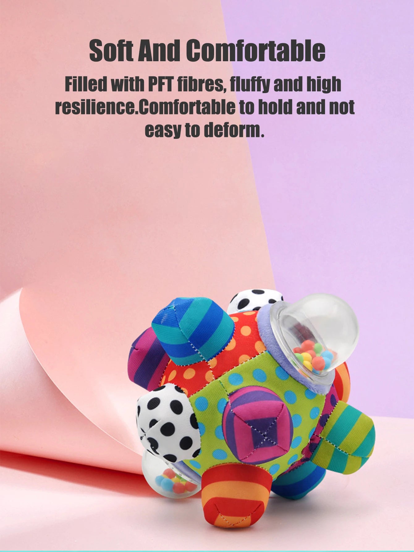 Baby Toy Fun Little Loud Bell Baby Ball Rattles Toy Develop Baby Intelligence Grasping Toy Hand Bell Rattle Toys For Baby Infant