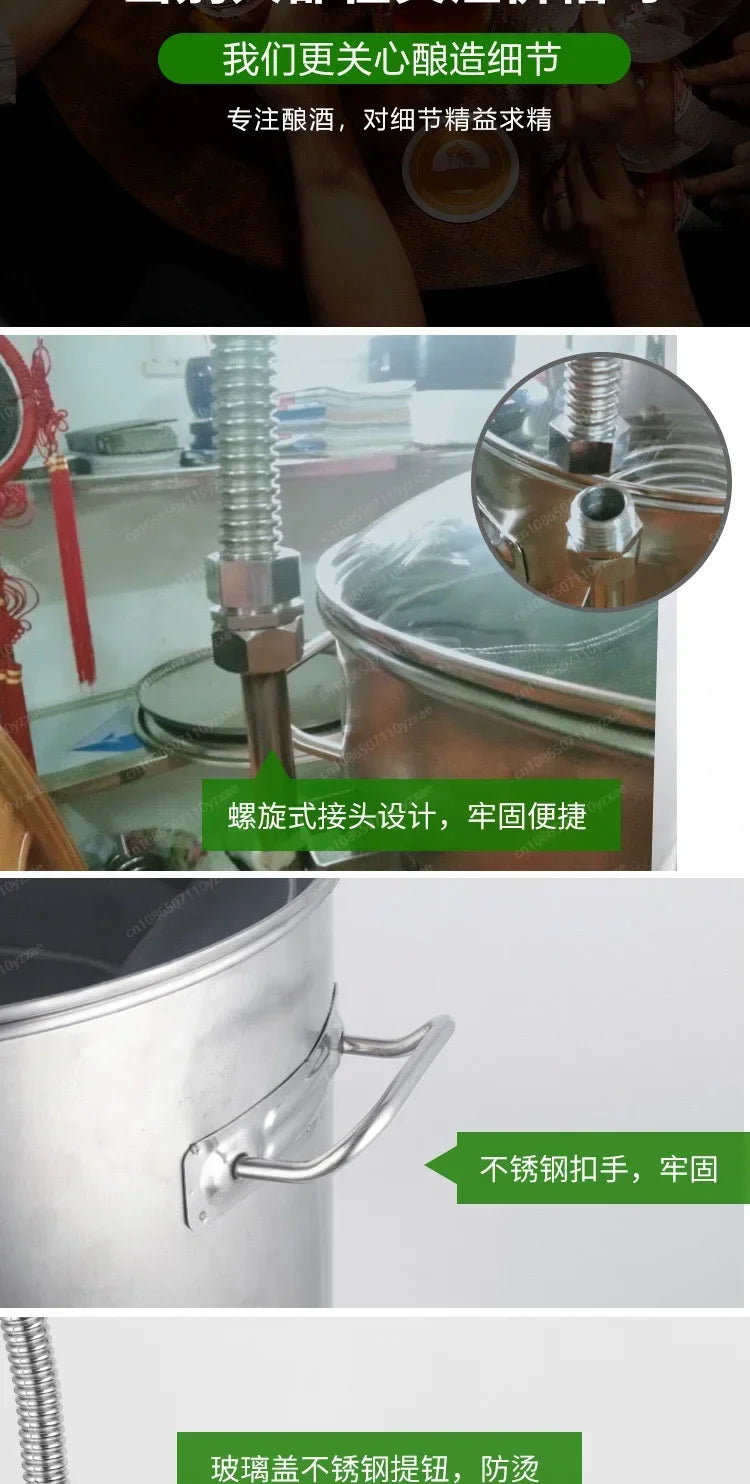 304 Stainless Steel, Craft Beer Machine, Home Brewing Equipment, Commercial Automatic