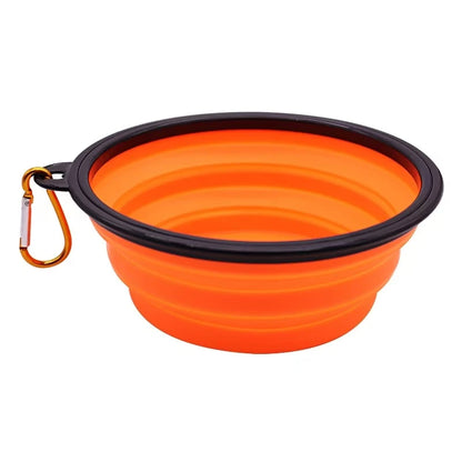 Foldable Silicone Dog Travel Bowl 1500ml Leakproof Pet Feeder for Food Water Portable Outdoor Camping Puppy Accessories Collapsi
