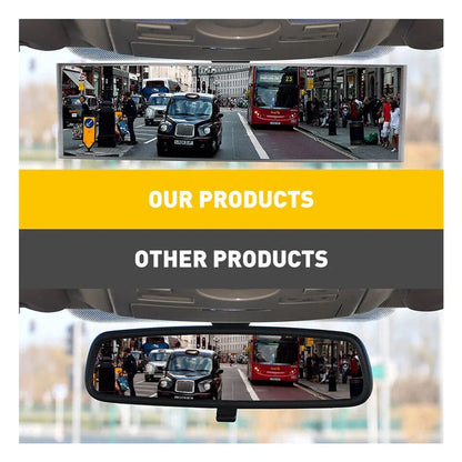 Universal Car Mirror Anti Glare Wide-angle Panoramic Rearview Mirror Auto Reverse Back Parking Reference Rear Mirror Car-styling