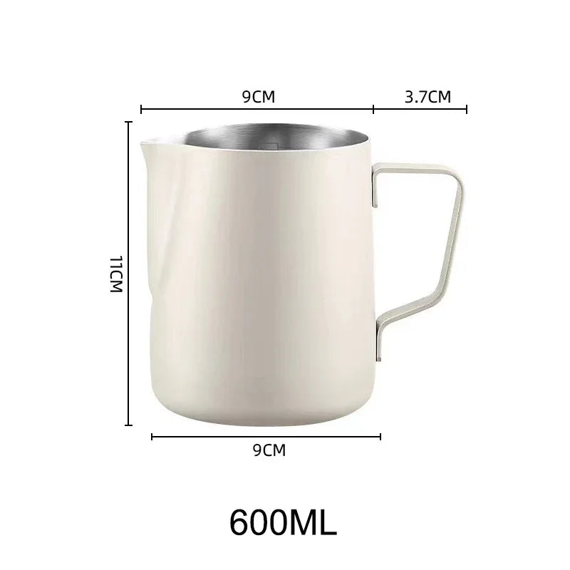 Coffee Milk Frothing Pitcher Jug Stainless Steel With Scale Espresso Steaming Pitchers Professional Milk Foam Jug Barista Craft