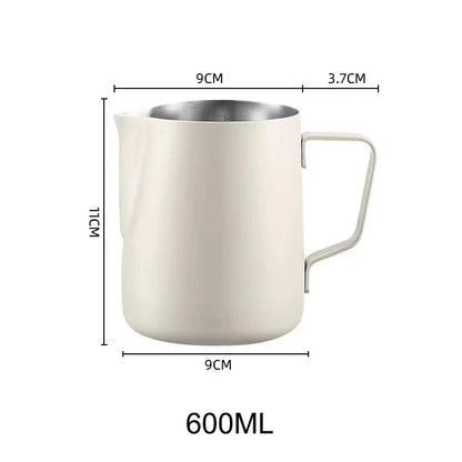 Coffee Milk Frothing Pitcher Jug Stainless Steel With Scale Espresso Steaming Pitchers Professional Milk Foam Jug Barista Craft