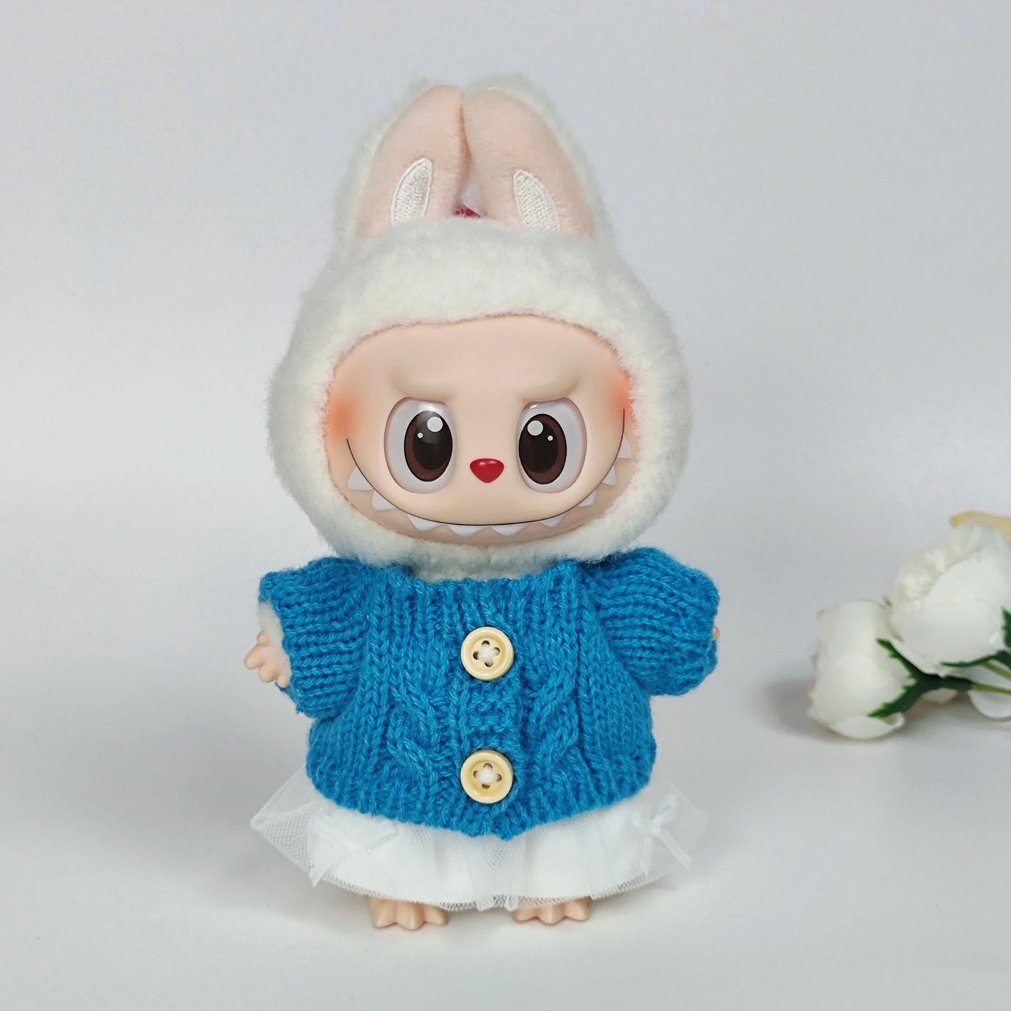 Labubu 3.0 Big in Energy Series – Labubu Bear Sweater & Flanged Hat Set – Combining Fashion and Cuteness – Labubu Outfit