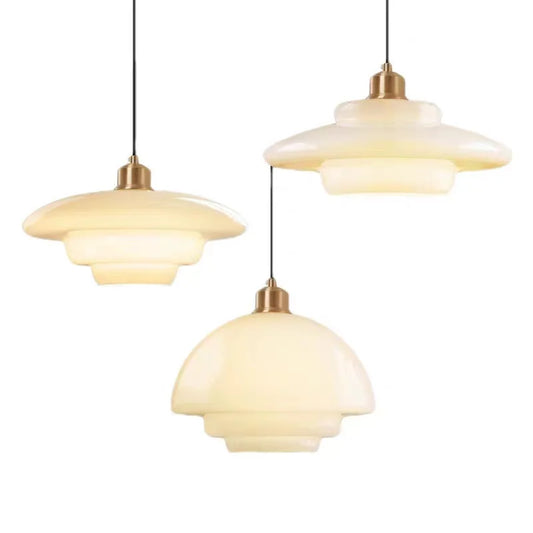 Nordic LED Glass Pendant Lamp Loft Home Decorativon Dinning Room Hanging Light Kitchen Island Bedrrom Bedside E27 Modern Fixture