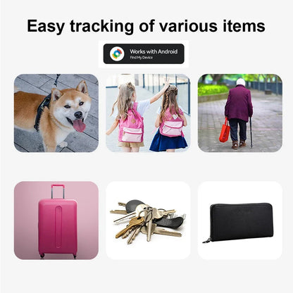 Mini GPS Tracker for Android Pet Tracker Item Locator Wallet Tracker AntiLost Alarm for Car Kids Elderly Pets Luggage