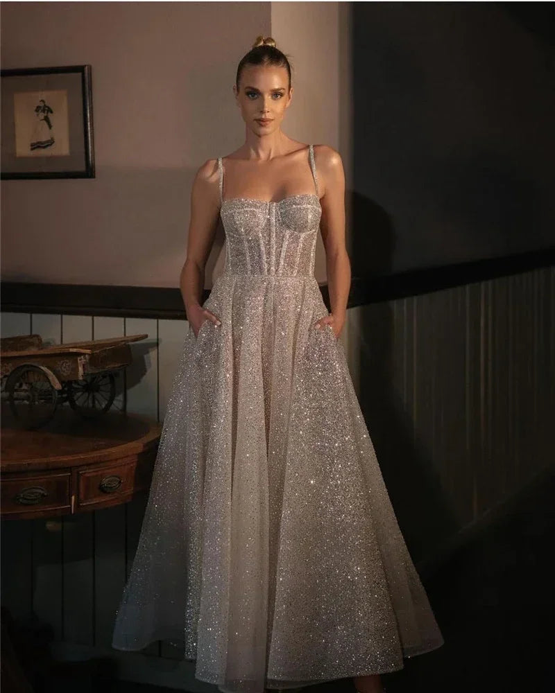 Wedding Party Dress Women Elegant Luxury Prom Gown Ladies Dresses for Special Occasions Luxurious Customized Evening Gowns Robe