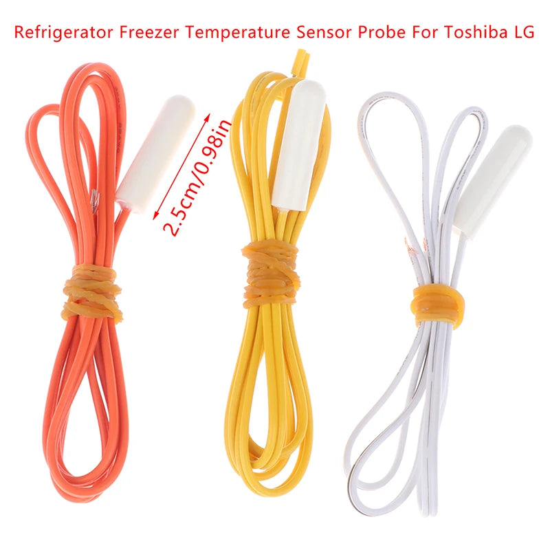 1Pcs Sensor Probe 2.1k/5k/10k Refrigerator Freezer Temperature Sensor Temperature Probe For Universal Fridge Ice Box Parts