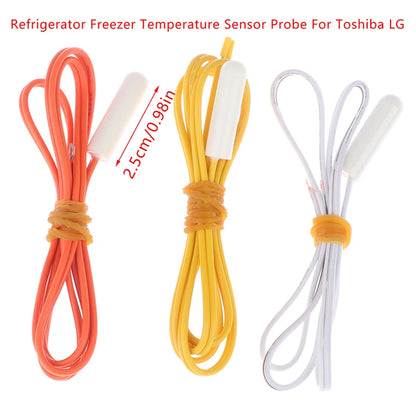 1Pcs Sensor Probe 2.1k/5k/10k Refrigerator Freezer Temperature Sensor Temperature Probe For Universal Fridge Ice Box Parts