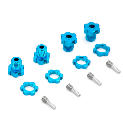 1 set 17mm Hex Nuts Splined Wheel Hubs  for traxxas E-REVO wheel hubs 5353X 1/10 E-MAXX Summit E-REVO REVO 3.3