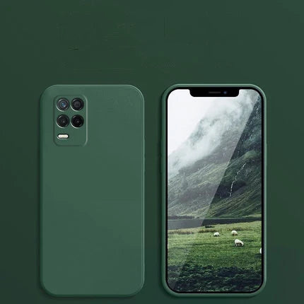 For Realme 8 Pro Case Realme 10 9i 9Pro 9 Pro Plus 8i 8S 8 5G 8 8 10 Pro Plus Cover Shockproof Liquid Silicone Phone Back Case