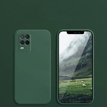 For Realme 8 Pro Case Realme 10 9i 9Pro 9 Pro Plus 8i 8S 8 5G 8 8 10 Pro Plus Cover Shockproof Liquid Silicone Phone Back Case