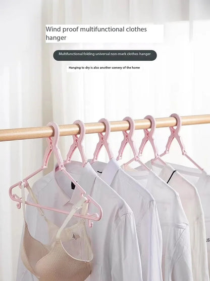 Super sized seller uses multifunctional windproof drying racks with thickened thickness (2pcs)