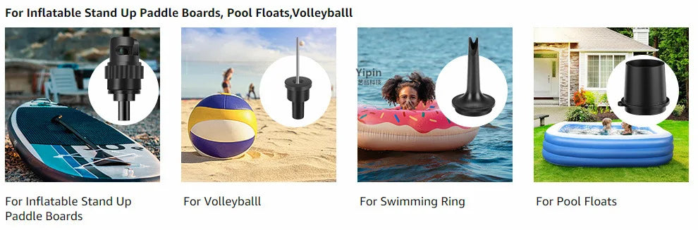 Electric Air Pumps Wireless Inflator Plastic Rechargeable for Camping Gear Paddle Board Pool Toys Tire Quick Inflation