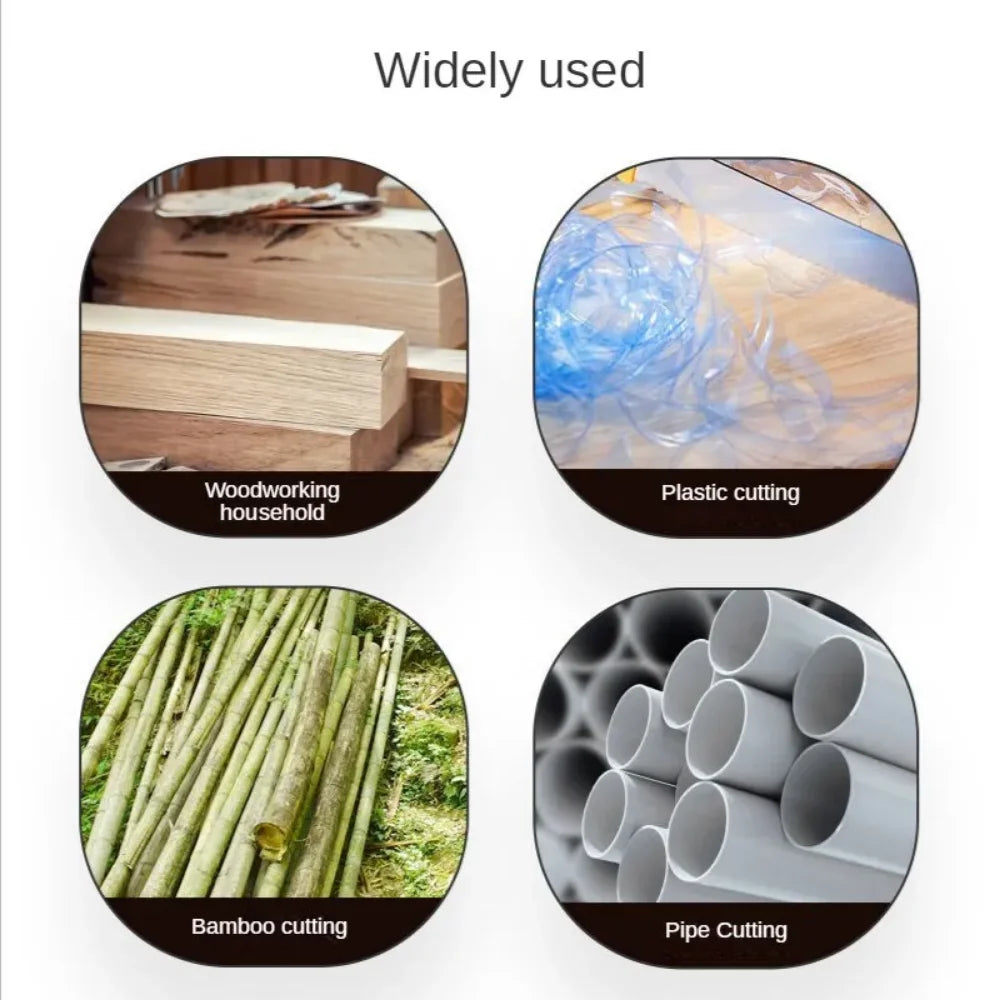 310MM Steel Saw Double Edged Japanese Pull Saw Flexible Blade Hand Saw for Woodworking Cutting Saw