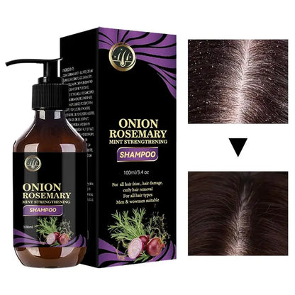 Hair Growth Thickening Shampoo Hair Growth Deep Cleansing Volumizing Shampoo Rosemary Onion Shampoo Hair Thickening Care Product