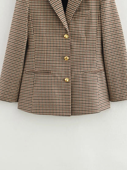 Female Office Suit Jacket with Sashes Y2K Elegant Women Formal Blazer 2025 Spring Long Sleeve Single Breasted Coat   ﻿