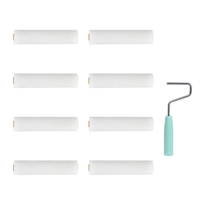 9pcs Paint Roller set Mini Foam Rollers Upgrades for Detailed Work & Small Areas 601A