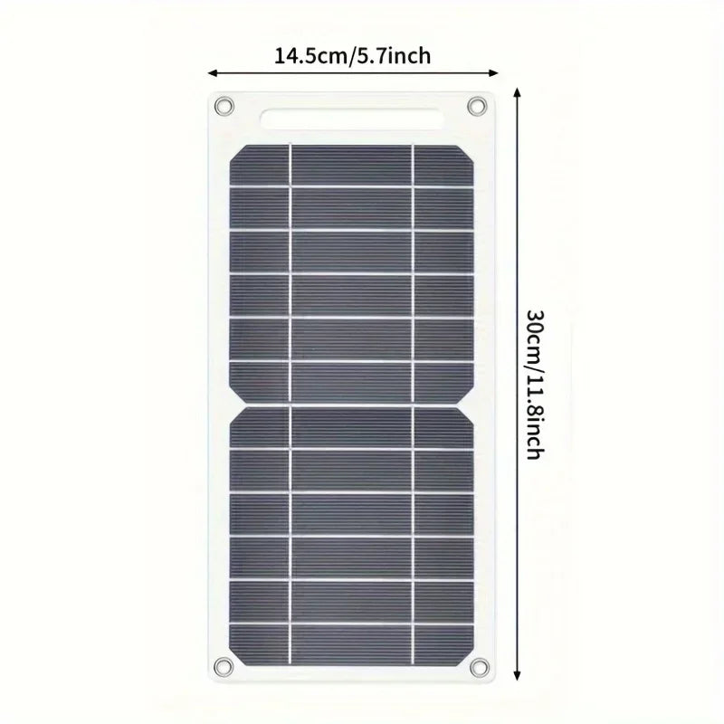 Sunpower Portable 5V 35WSolar Panel with USB Safe Stabilize Charger for Phone Power Bank Outdoor Camping Home RV Gift Use