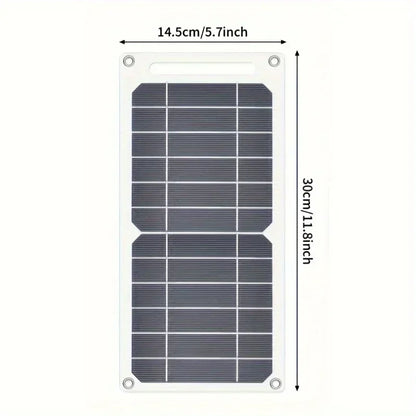 Sunpower Portable 5V 35WSolar Panel with USB Safe Stabilize Charger for Phone Power Bank Outdoor Camping Home RV Gift Use