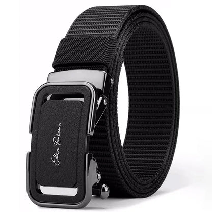 Men's Belt Jeans Belt for Men Tactical Belt Nylon Belt Metal Buckle Automatic Belt Casual Style