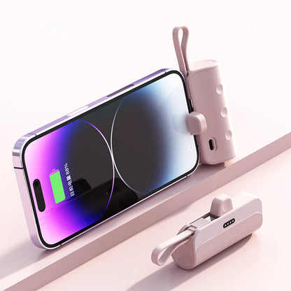 Mini Power Bank 5000mAh Portable Mobile Phone Charger External Battery Power Bank Plug Play For iPhone Samsung Xiaomi Power Bank