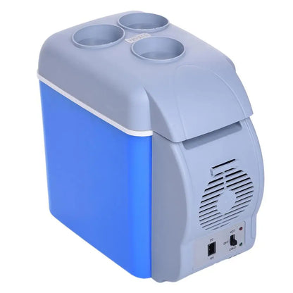 6L Car Refrigerator Mini Fridge Vehicle And Home Use Dormitory Truck Cold And Hot Dual-Use Insulated Cooler Box 12V