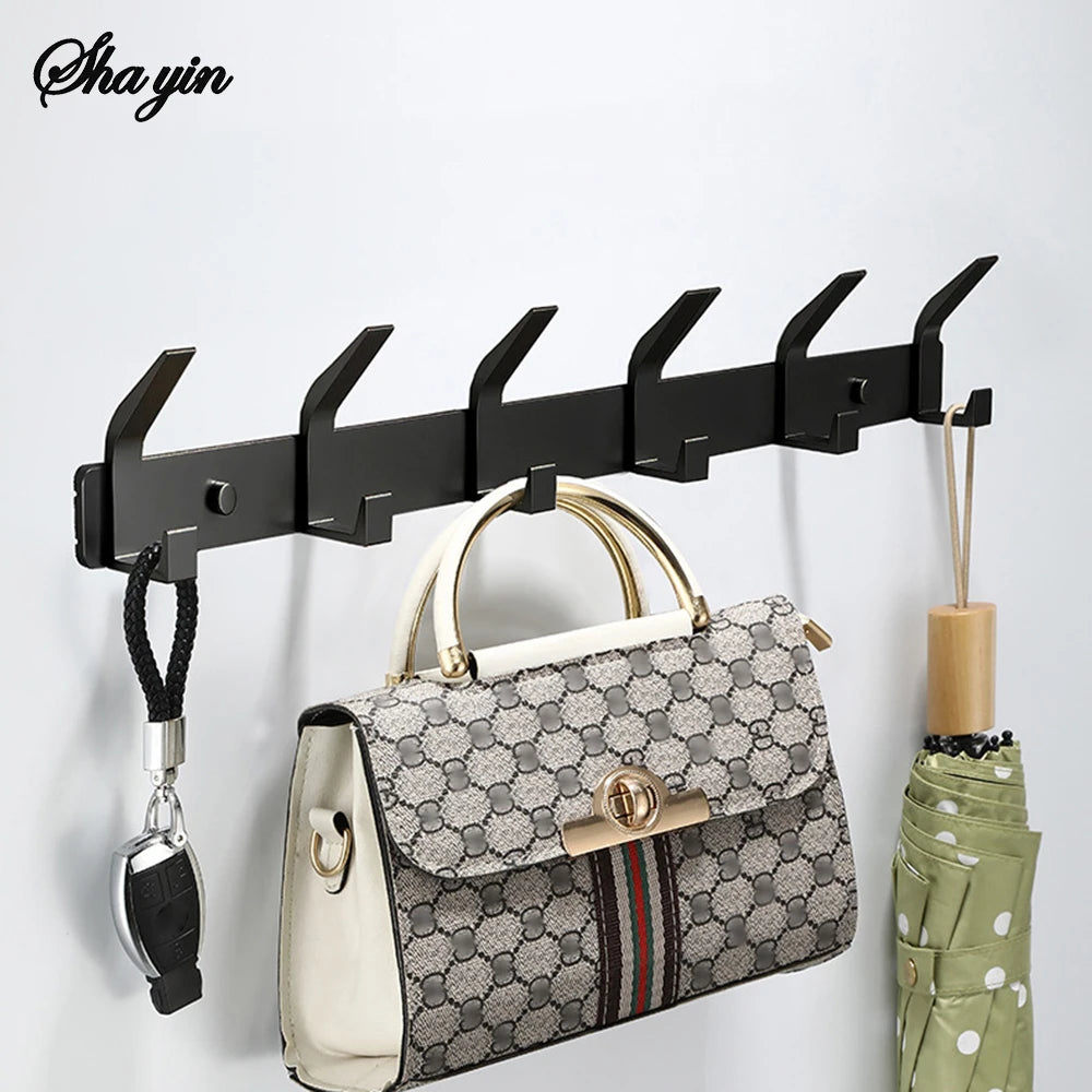 Easy Installation Door Hook-Strong Metal Coat Rack, Suitable for Clothes, Hats and Bags-Space Saving Design, Suitable for Bedroo