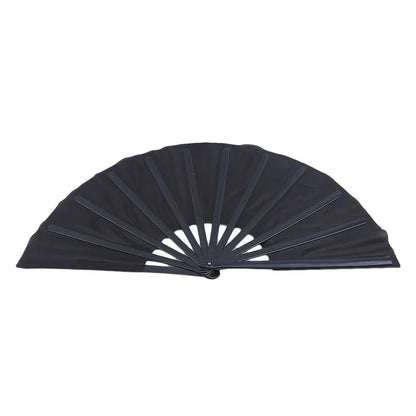 Large Kung Fu Sound Fan Plastic Bone Martial Arts Performance Elegant Hand Folding Stage Fan Opera Magic Props Summer Cool Fans